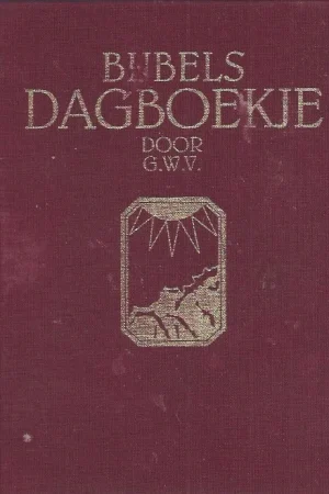 Aanbieding Bijbels Dagboekje door G.W.V.is G.W. Tamminga-Visser (6e druk)