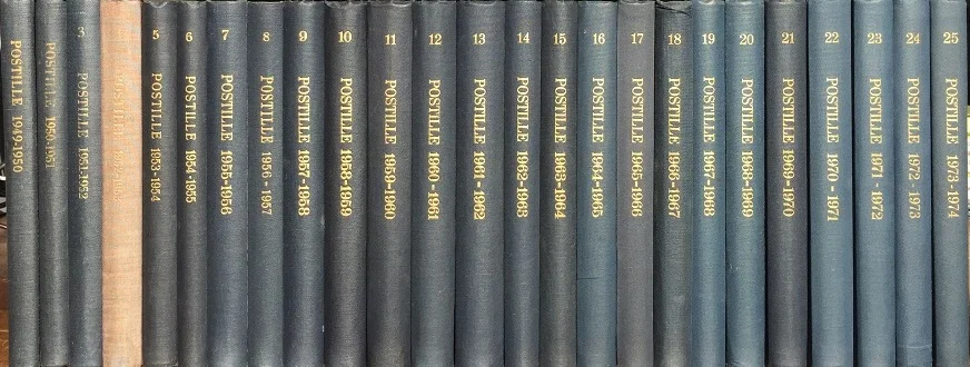 Uitverkoop POSTILLE 1949-1974 : Nummers 1 t/m 25 – Onder redactie van de werkgroep Kerk en Prediking (25 delig set)