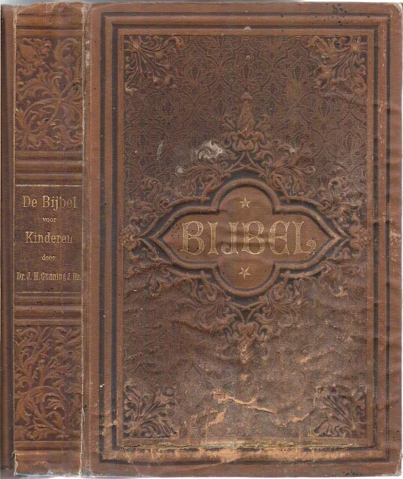 Rechtstreeks Van De Fabrikant De Bijbel voor kinderen (ca.1894) door Dr. J.H. Gunning J.Hz.
