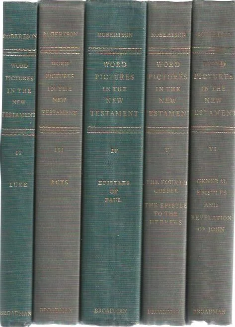 Word pictures in the New Testament – Archibald Thomas Robertson( 6 volumes ) Meest Verkocht