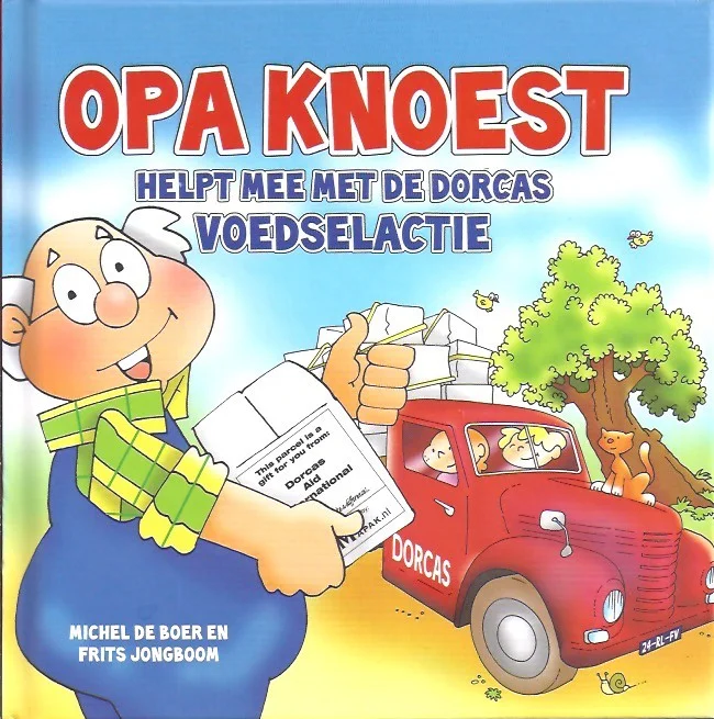 Gecertificeerd Opa Knoest helpt mee met de Dorcas voedselactie – Michel de Boer en Frits Jongboom