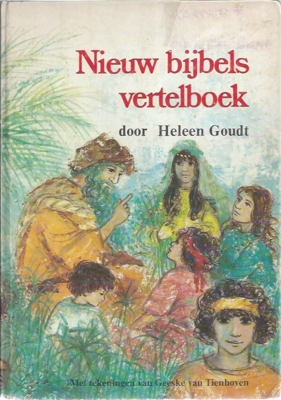 Fabrieksprijs Nieuw bijbels vertelboek – door Heleen Goudt ; met tekeningen van Geeske van Tienhoven.