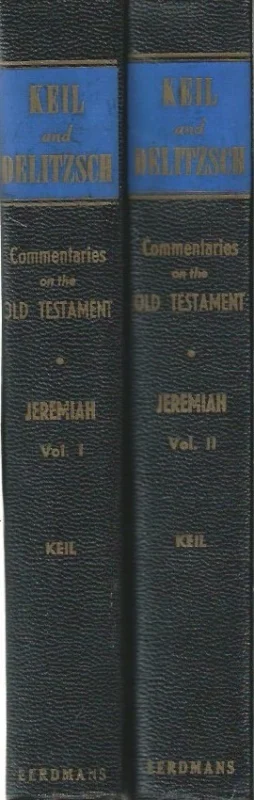 Biblical Commentary on The Old Testament : Biblical commentary on The Prophecies of Jeremiah : 2 volumes – C.F. Keil and F. Delitzsch – David Patrick ; James Kennedy 1950 Fabrieksprijs