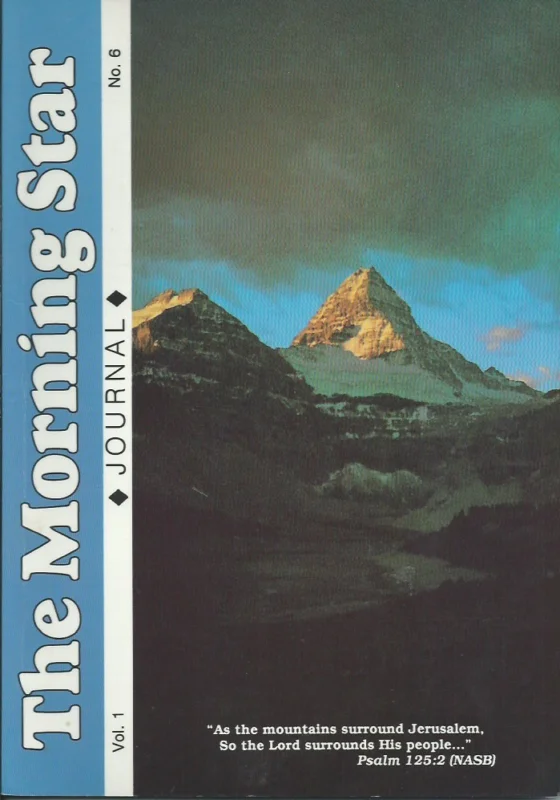 The Morning Star Journal : Volume 1 : No. 6 Laatste Versie
