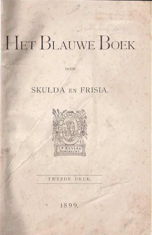 Fabrieksprijs Het Blauwe Boek – Skulda en Frisia (2e druk 1899)