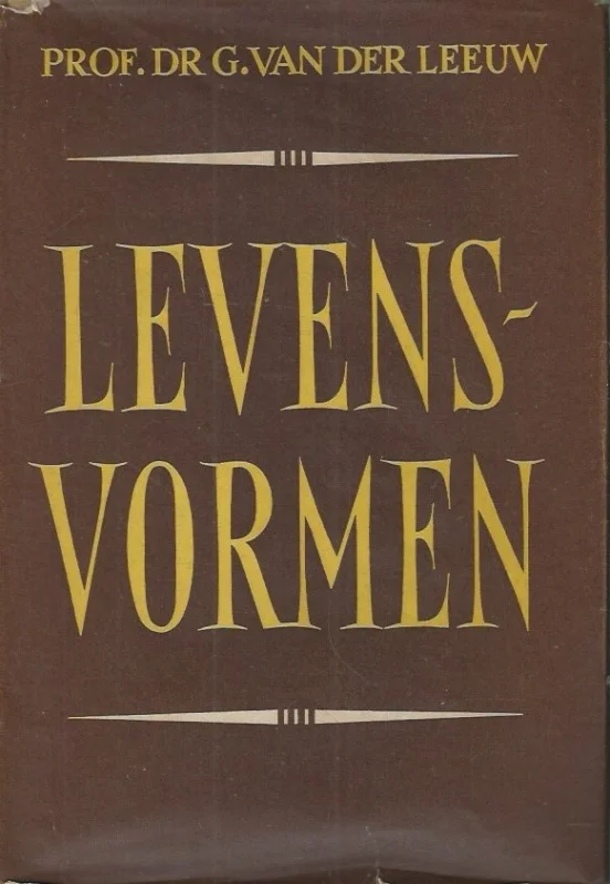Levensvormen – Prof.dr. G. van der Leeuw Superprijs