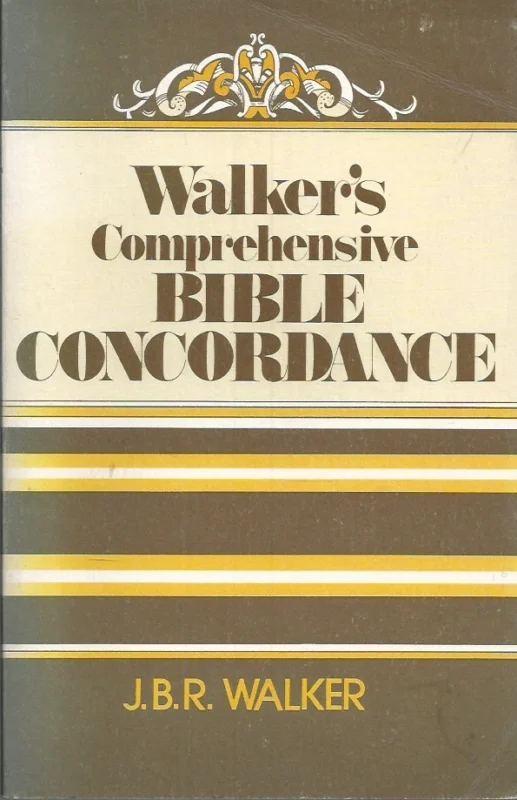 Aanbieding Walker’s Comprehensive Bible concordance – by J.B.R. Walker