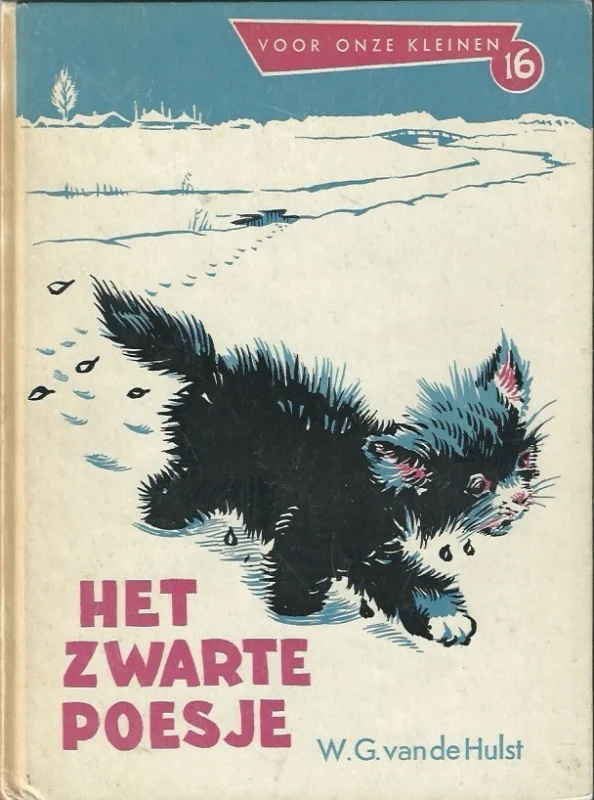 Korting Het zwarte poesje : Voor onze kleinen, 16 – door W.G. van de Hulst (6e druk)