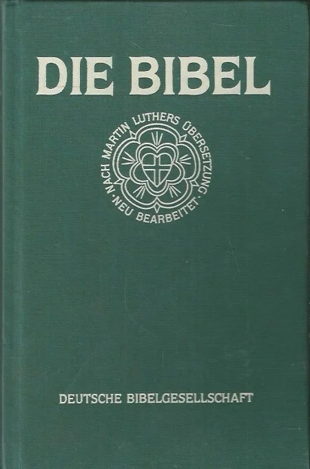 Lage Prijs Die Bibel nach der Ubersetzung Martin Luthers – Deutsche Bibelgesellschaft (1985, Linson grün)
