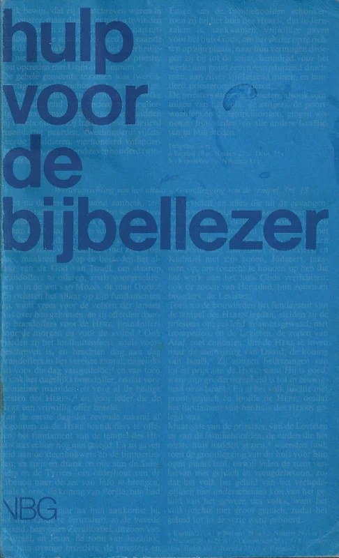 Hulp voor de Bijbellezer – NBG 1976 (8e herziene druk) Gratis Verzending