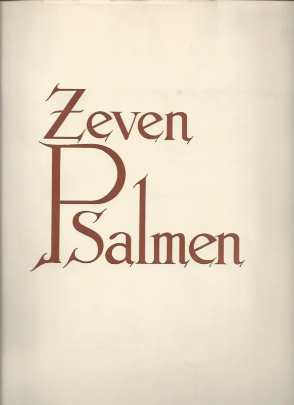 7 Psalmen : 7, 10, 22, 25, 38, 39, 42 – verklaringen van Prof. Dr. J.H. Bavinck ; illustraties van Eekman. Op = Op