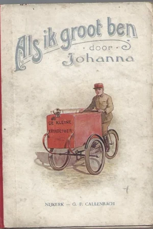 Als ik groot ben – door Johanna(Alleen de losse kaft/omslag) Aanbieding