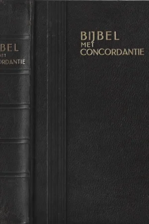 Beste Prijs Bijbel met concordantie – De Nederlandsche Bijbel-Compagnie (Bruin leer met gouddruk)