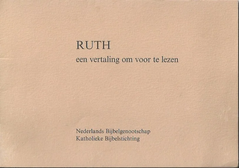 Tijdelijk Beschikbaar Ruth : een vertaling om voor te lezen – NBG-KBS