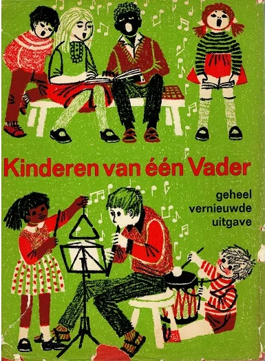 Express Levering Kinderen van één vader : een liederenbundel voor gezin en school, verteluur, zondagsschool en clubwerk – H.J.W. Modderman (4e druk met beschadigde stofomslag)