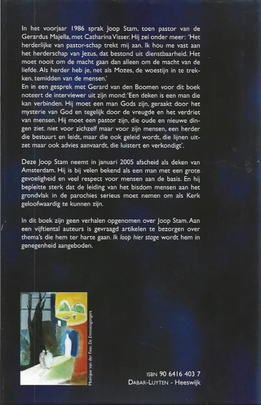 Ik loop hier stage : een boek voor deken Joop Stam – Dekenaat Amsterdam Meest Verkocht