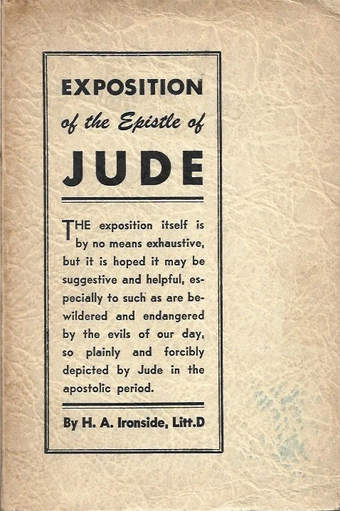 Exposition of the Epistle of Jude by H.A. Ironside Seizoensaanbieding