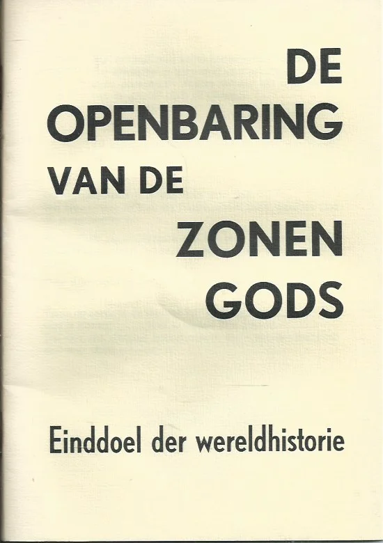 Flitsaanbieding De openbaring van de zonen gods : Einddoel der wereldhistorie- Het Mosterdzaad