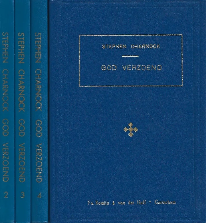 Must-Have God verzoend en de Wet in haar tweeërlei eis verheerlijkt en van haar vloek ontwapend : Verklaard in vier uitnemende verhandelingen met een voorwoord van Alexander Comrie – Stephen Charnock (4 Delen compleet)