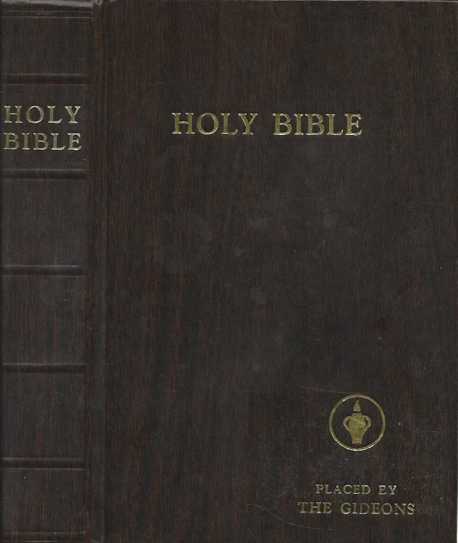 The Holy Bible : Containing the Old and New Testaments : King James Version : placed by the Gideons 1961 Koopje