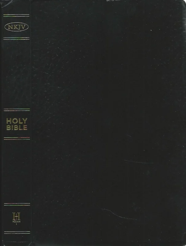 Holy Bible New King James Version, Black, (Imitation) Leather, Gift & Award Bible – Holman (2013) Laatste Kans