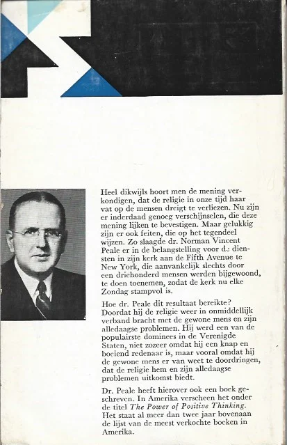 De kracht van positief denken – Dr. Norman V. Peale (Reeks no. 29) Tijdelijk Beschikbaar