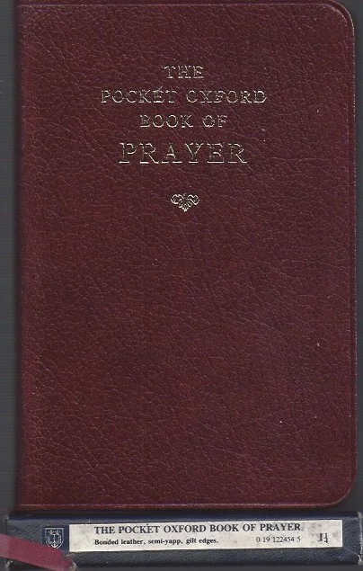 The Pocket Oxford Book of Prayer – general editor, George Appleton (Bounded leather, semi-yapp, gilt edges 1989) Premium