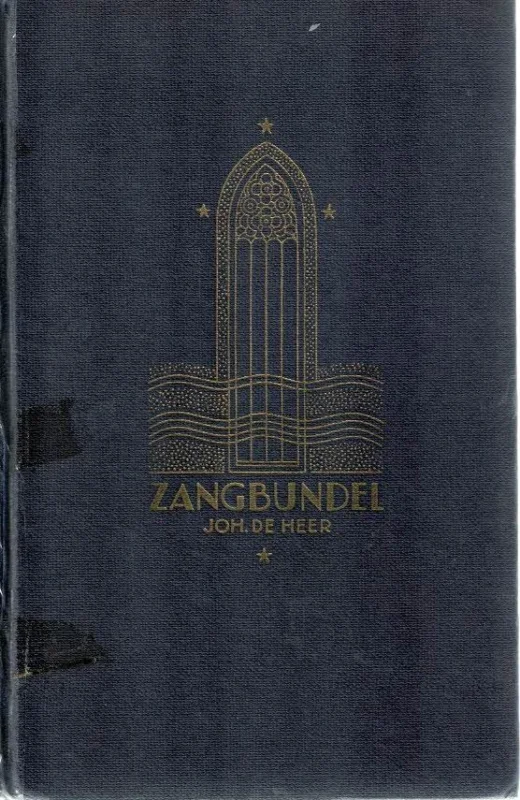 Zangbundel Joh. De Heer : Zangbundel ten dienste van huisgezin en samenkomsten. No. 1, 853 liederen en koren geschikt voor orgel, piano of gemengd koor – 22e uitgave (226 – 235 duizend) (matig) Superprijs