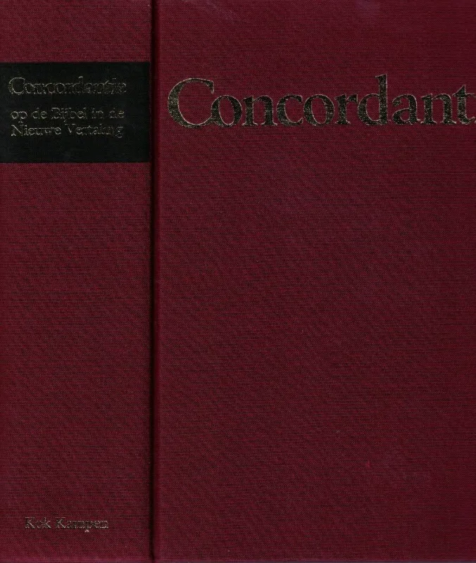 Concordantie op de Bijbel in de nieuwe vertaling van het Nederlands Bijbelgenootschap (Complete editie) 3e druk 1992 (Met stofomslag) Direct Beschikbaar