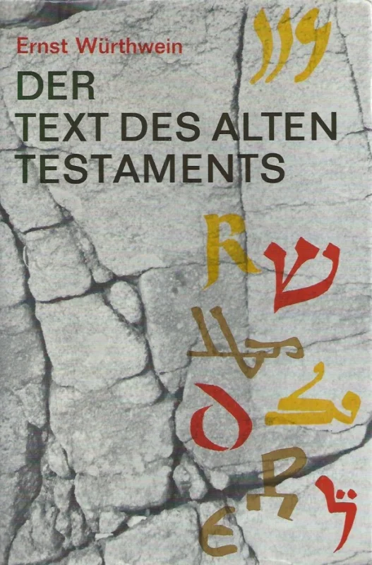 Exclusieve Aanbieding Der text des Alten Testaments : Eine Einführung in die Biblia Hebraica : Ernst Würthwein