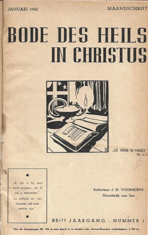 Bode des Heils in Christus : 85ste Jaargang – J.N. Voorhoeve, 1942 Rechtstreeks Van De Fabrikant