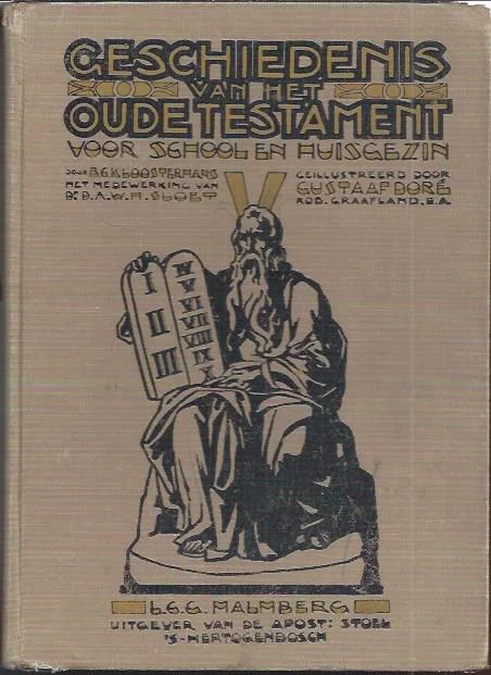 Geschiedenis van het Oude Testament : voor school en huisgezin – door B.C. Kloostermans Gereduceerde Prijs