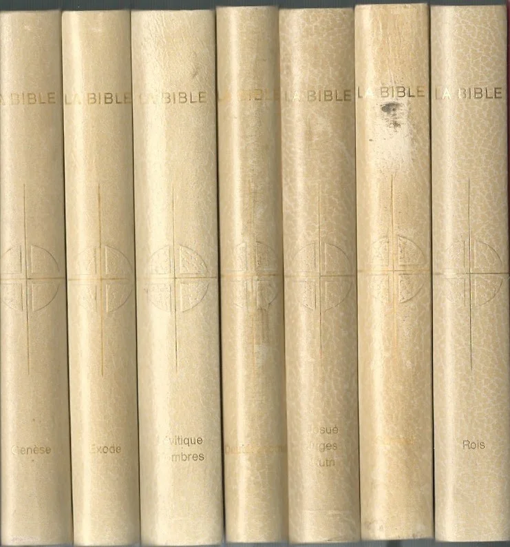 La Bible Editions Rencontre 1970 –Emile Osty et Joseph Trinquet(7 volumes) Betaalbaar