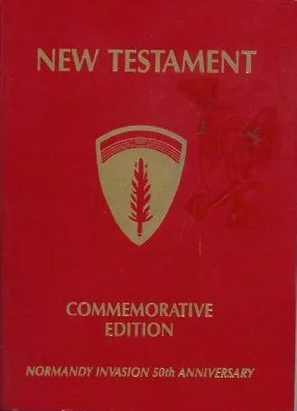 New Testament – Commemorative Edition – Normandy Invasion 50th Anniversary – American Bible Society, 1991 Beperkte Voorraad