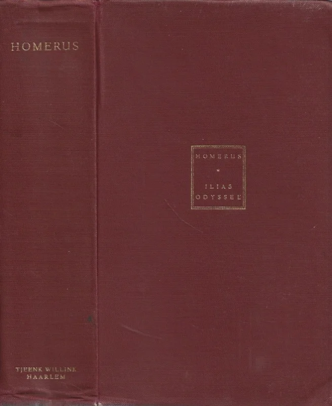 Ilias, Odyssee – HOMERUS :J.C. Bruijn, C. Spoelder (9e druk 1968 = Griekse editie met Nederlandse noten) Snelle Levering