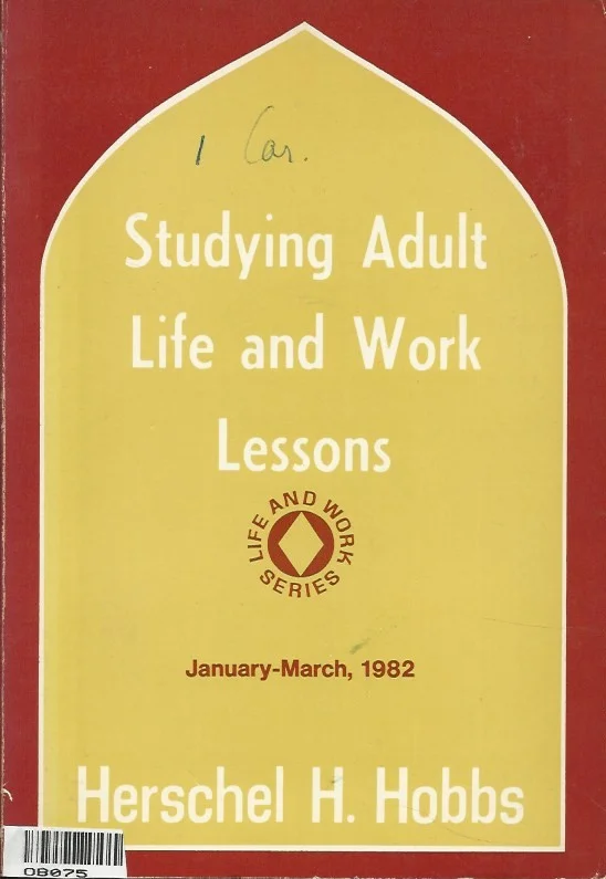 Rechtstreeks Van De Fabrikant Studying Adult Life and Work Lessons – Herschel H. Hobbs