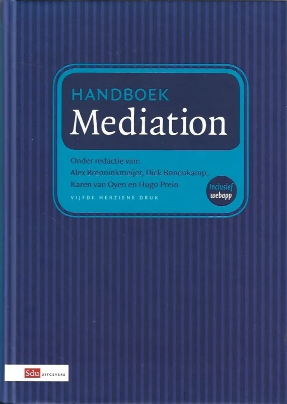 Handboek mediation : vijfde herziene druk 2013 – Alex Brenninkmeijer e.a. Veilige Betaling