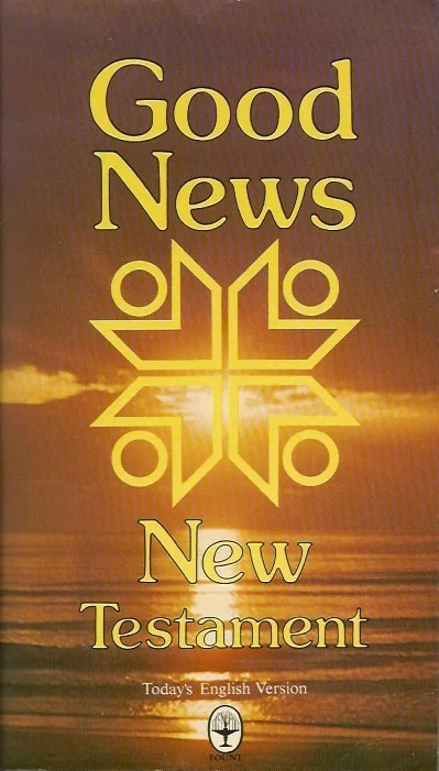 Bestel Nu Good news New Testament : today’s English version -The Bible Societies : Collins Fount (brown with blue back)