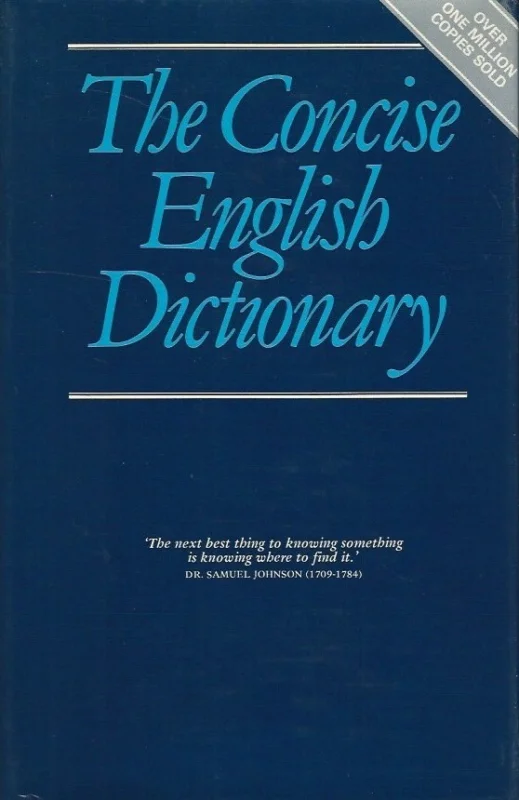 Direct Beschikbaar The concise English dictionary – Arthur L. Hayward and John H. Sparkes(Omega Books, 1982)