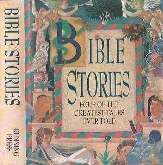 Bible stories : four of the greatest stories ever told – retold by David Borgenicht ; illustrated by Peter Malone. Uitverkoop