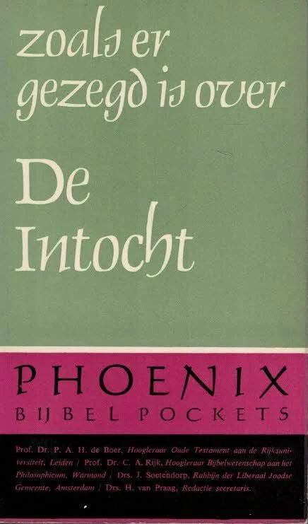Phoenix Bijbelpockets, deel 7 : Zoals er gezegd is over De Intocht (Jozua) – door P.A.H. de Boer e.a. Dagaanbieding