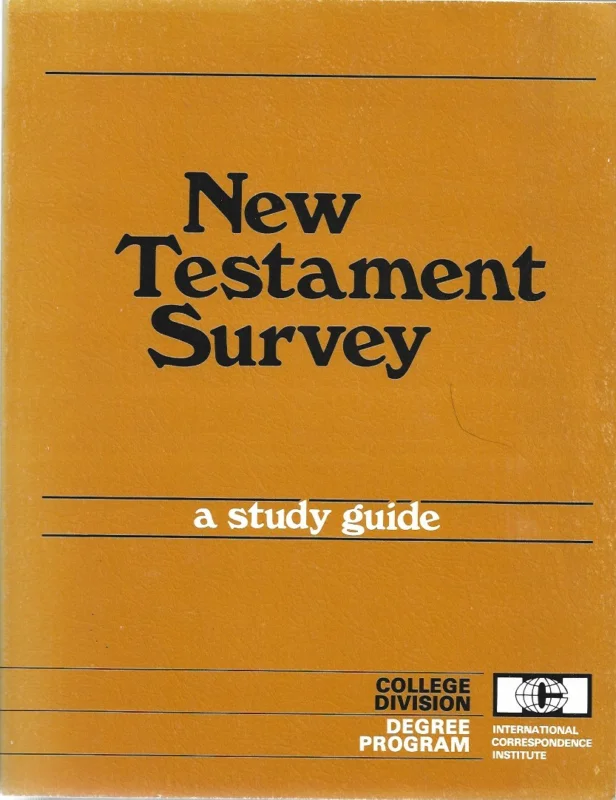 New Testament Survey : a study guide – by Jesse K. Moon (1986) Hete Deal