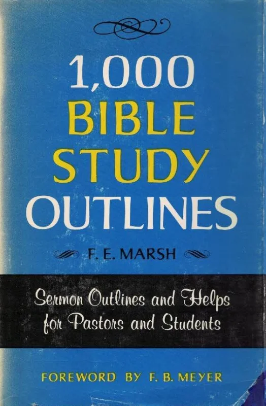 1000 Bible Study Outlines – F.E. Marsh (Second Printing 1975) Korting