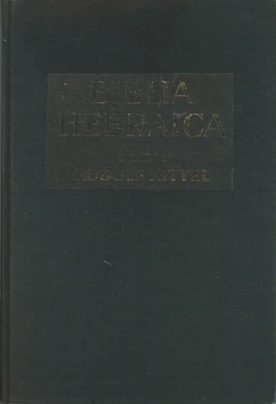 Betrouwbaar Biblia Hebraica : Editionem tertiam 1949 – ediditRud. Kittel – P. Kahle(Bruin linnen)