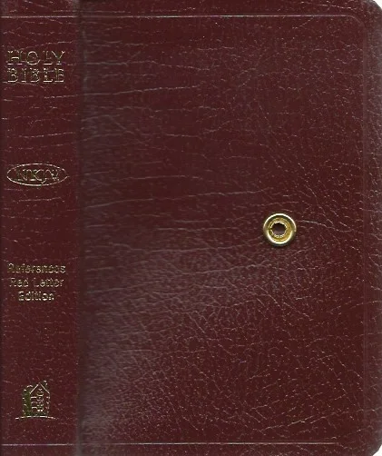 Dagaanbieding The Holy Bible, containing the Old and New Testaments, New King James Version – Smallest Bible Edition – Snap Flap Clasp – Thomas Nelson – Red Leather Bound