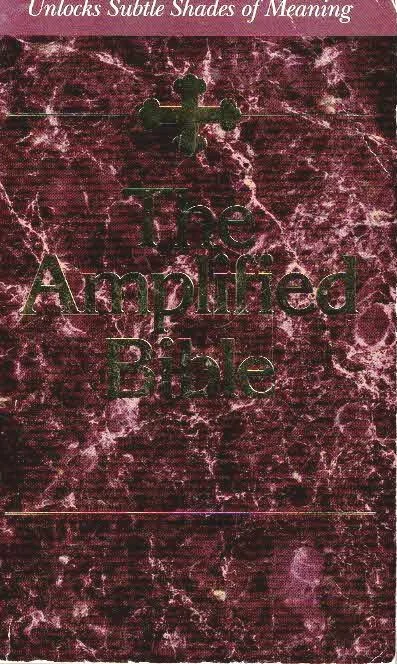 The Amplified Bible – Zondervan (1987 Mass market ed. Violet) Must-Have