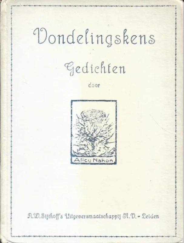 Must-Have Vondelingskens : Gedichten van Alice Nahon(15e druk 1934)