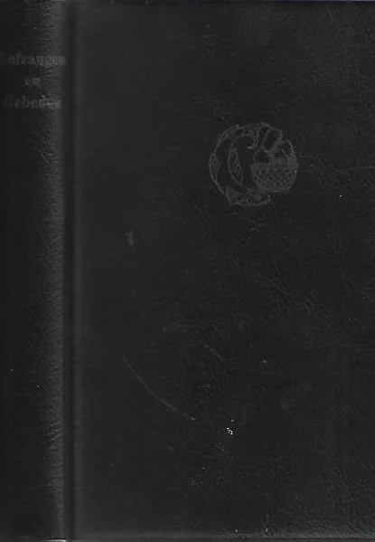 Hoge Kwaliteit Lofzangen en gebeden : Psalmen en geestelijke liederen ten dienste van de Unie van Baptisten gemeenten in Nederland (6e druk 1978 : zwart skai 15x10 cm)