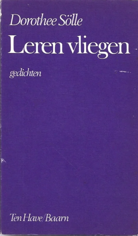 Aanbieding Leren vliegen : gedichten – Dorothee Solle (1e druk)