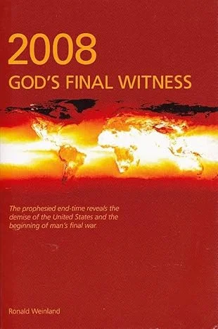 2008 God’s final witness – Ronald Weinland Merkproduct